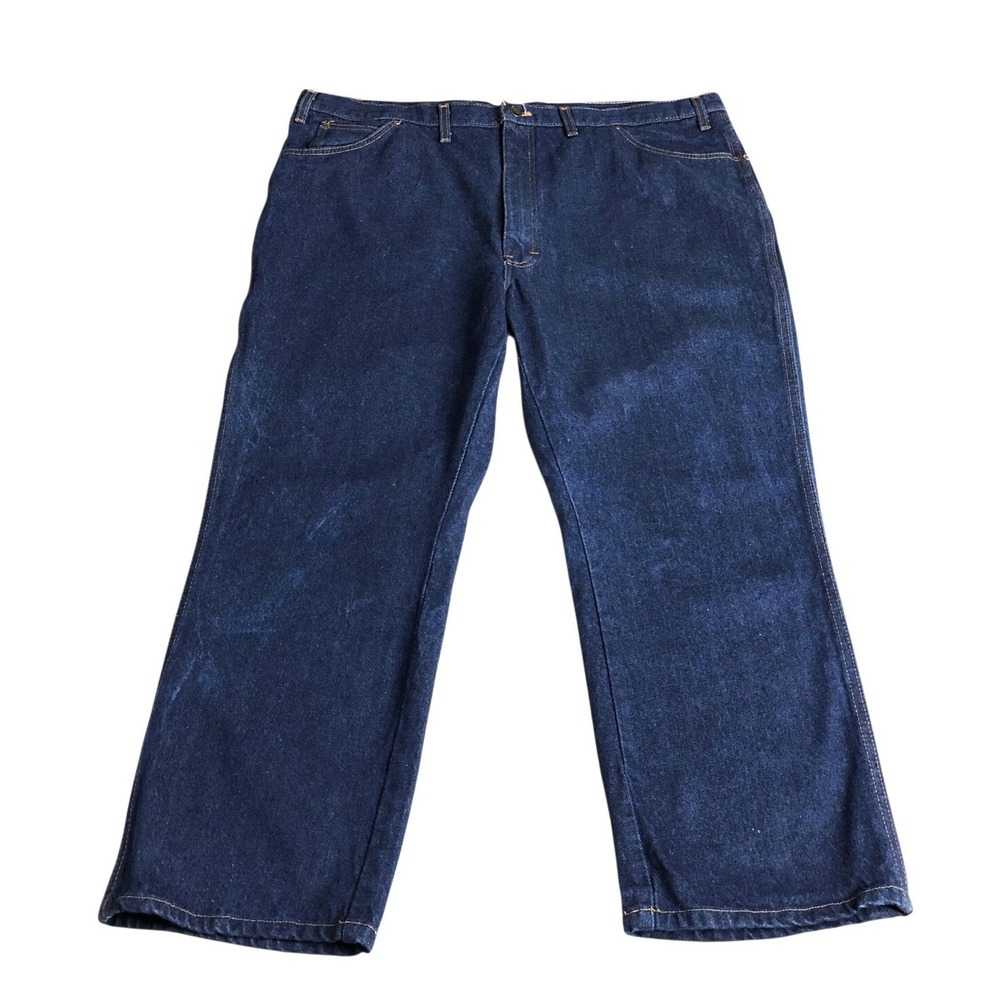 Dickies 9393NB Jeans Mens 46x32 Blue Regular Straight Workwear Western Cowboy